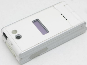 ドコモ 中古携帯電話 白ロム N701iECO ホワイト×シルバー【中古】【レベル6】10/21月