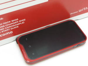ドコモ スマートフォン 白ロム SH-07D AQUOS PHONE st RED【箱あり】【新品】【レベル10】08/29