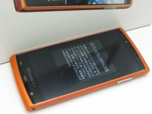 ドコモ スマートフォン 白ロム SH-07E AQUOS PHONE si Orange【箱あり】【新品】【レベル10】11/07木