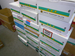 ＫＹＹ１０・Ｐ－０７Ｂ等ガラケー・スマホ含め38県より85箱買取りしました。